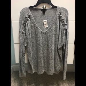 NWT Express Heather Grey Sweater - size Medium